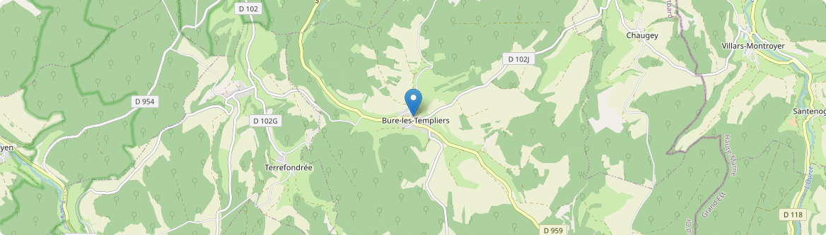 Bure-les-Templiers - Carte