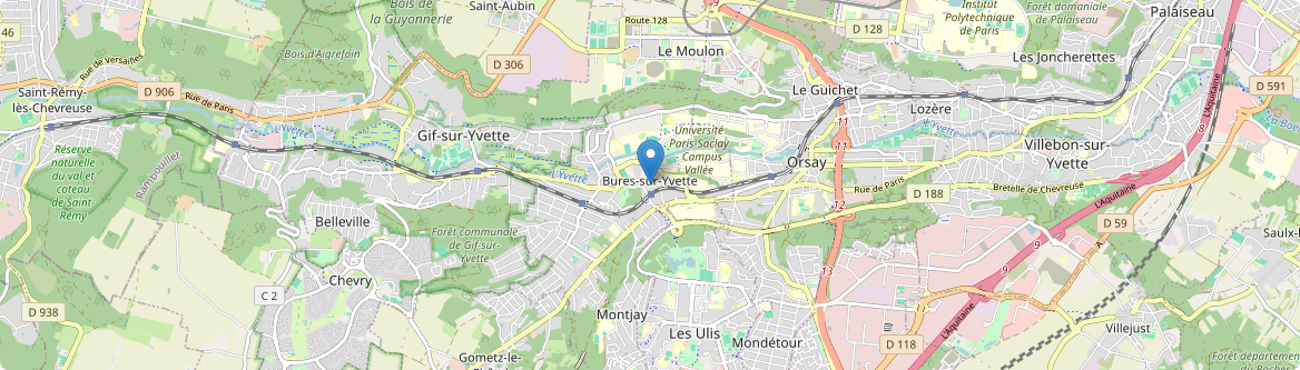 Bures-sur-Yvette - Carte