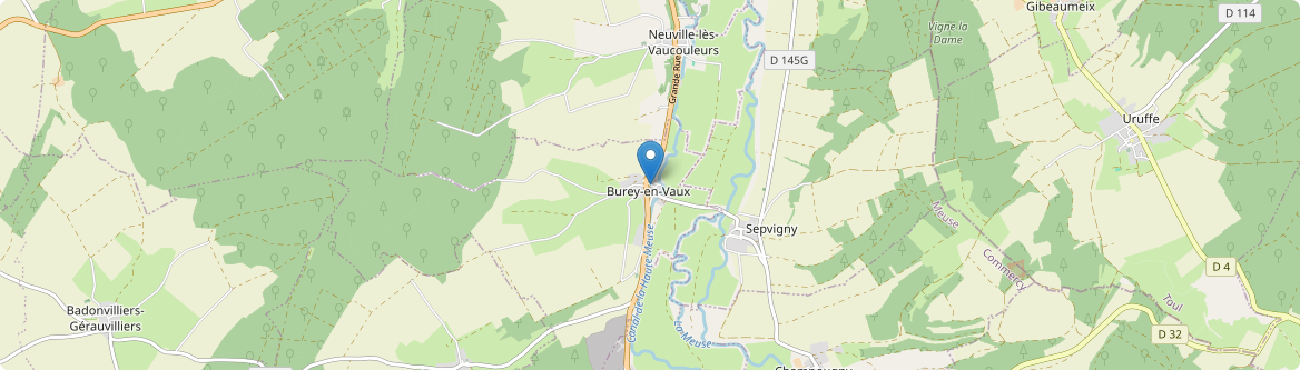 Burey-en-Vaux - Carte