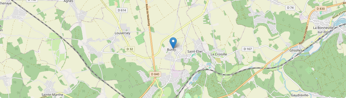 Burey - Carte