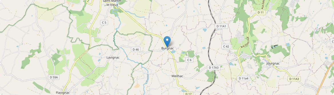 Burgnac - Carte
