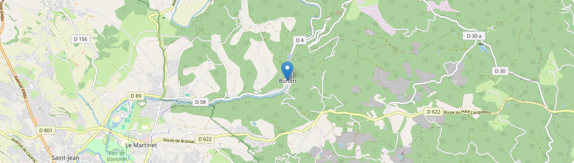 Burlats - Carte