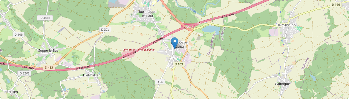 Burnhaupt-le-Bas - Carte