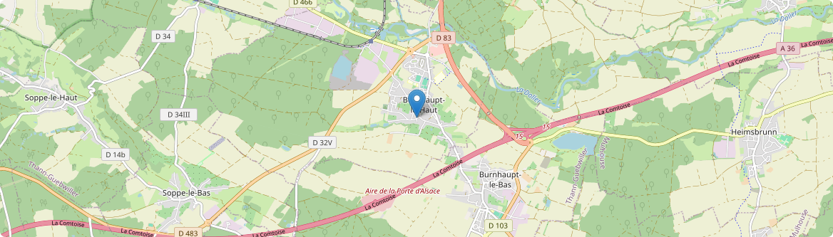 Burnhaupt-le-Haut - Carte