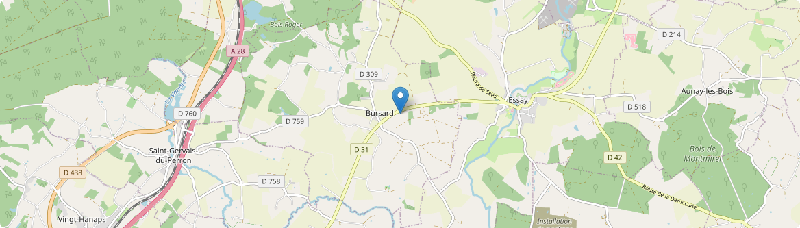 Bursard - Carte