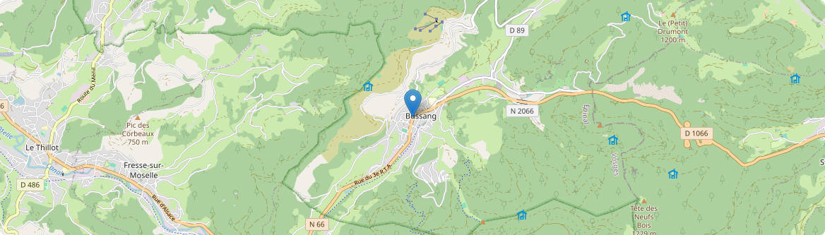 Bussang - Carte