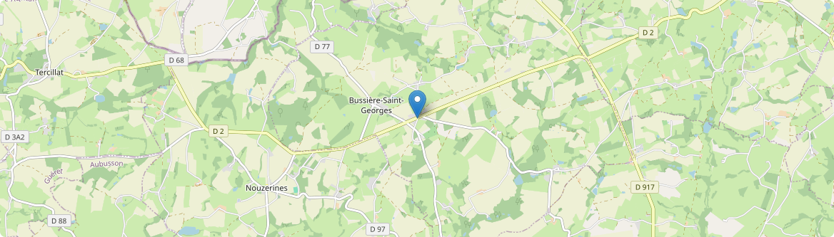 Bussière-Saint-Georges - Carte