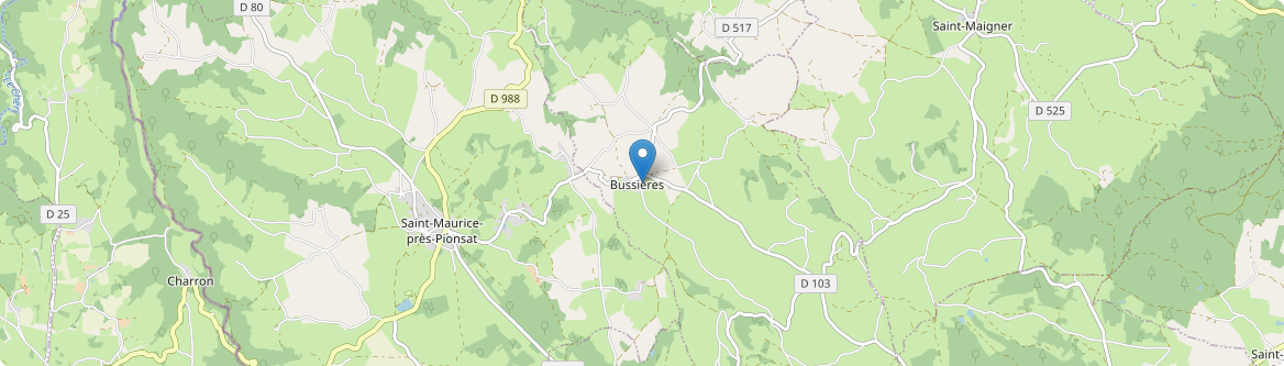 Bussières - Carte