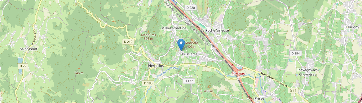 Bussières - Carte