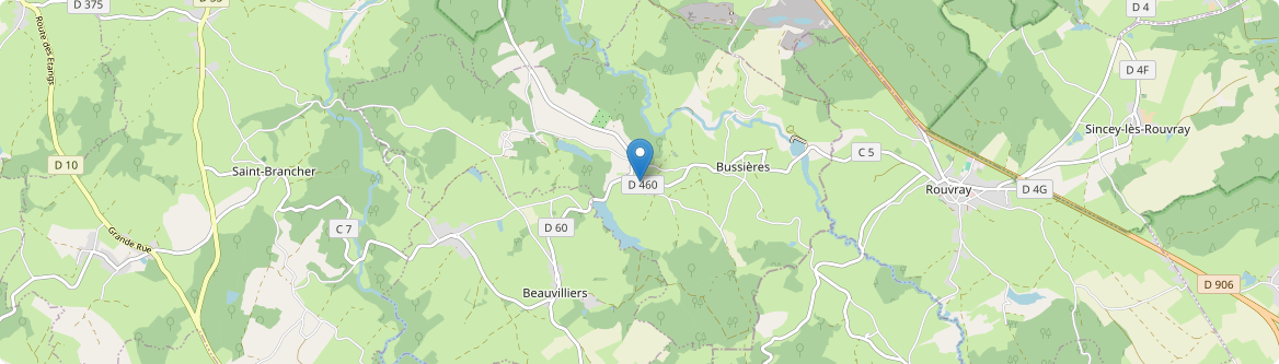 Bussières - Carte
