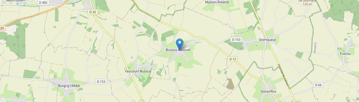 Bussus-Bussuel - Carte