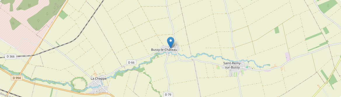 Bussy-le-Château - Carte