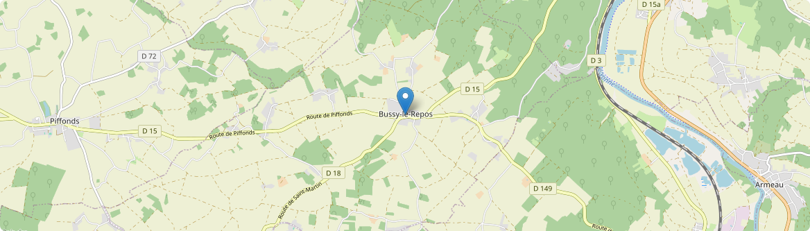 Bussy-le-Repos - Carte