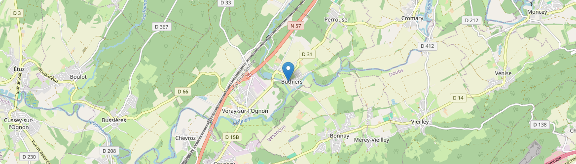 Buthiers - Carte