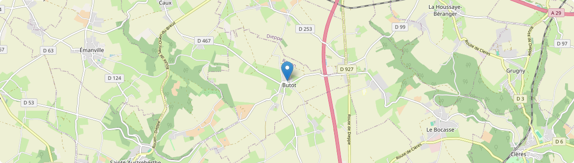 Butot - Carte