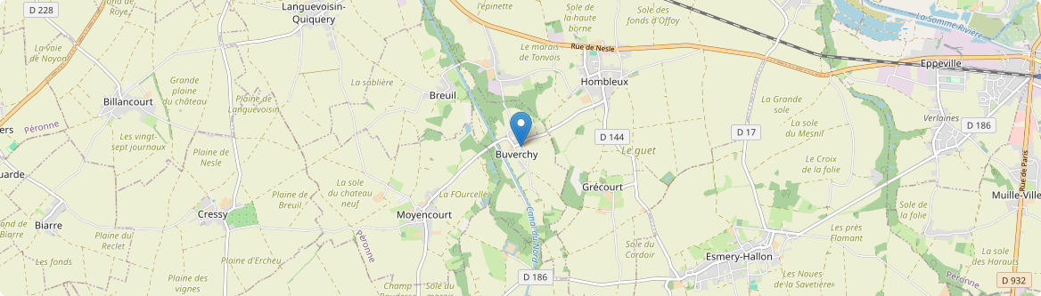 Buverchy - Carte