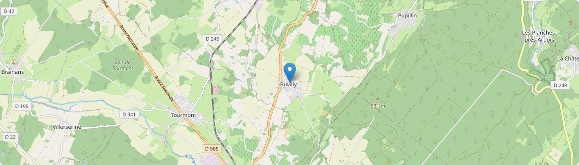 Buvilly - Carte