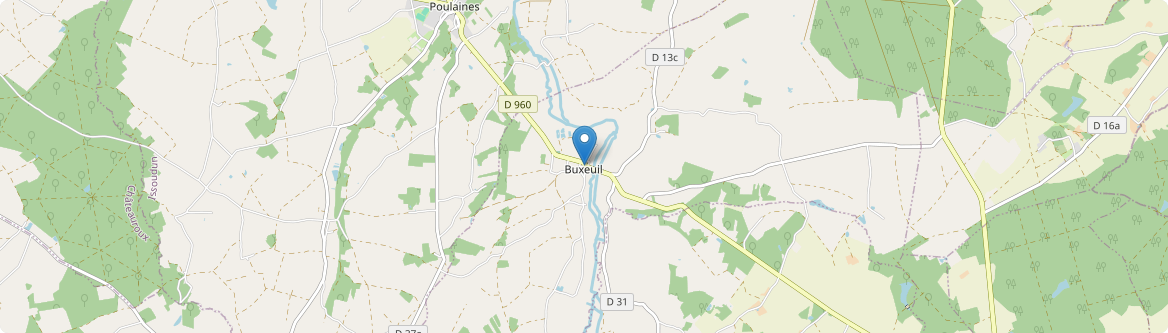 Buxeuil - Carte