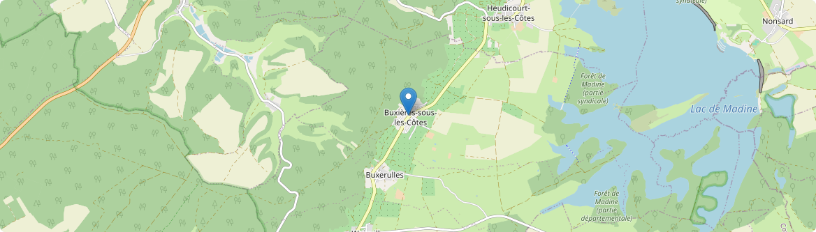 Buxières-sous-les-Côtes - Carte