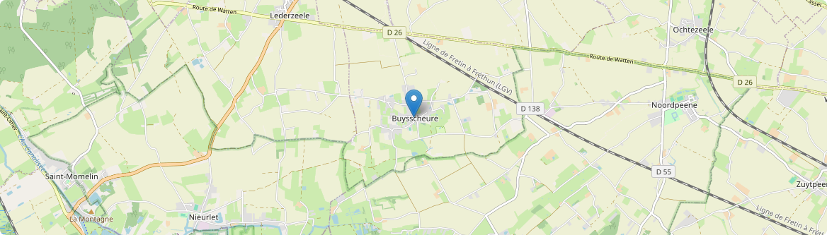 Buysscheure - Carte