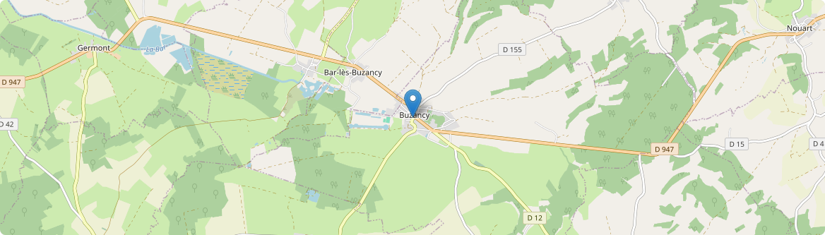 Buzancy - Carte