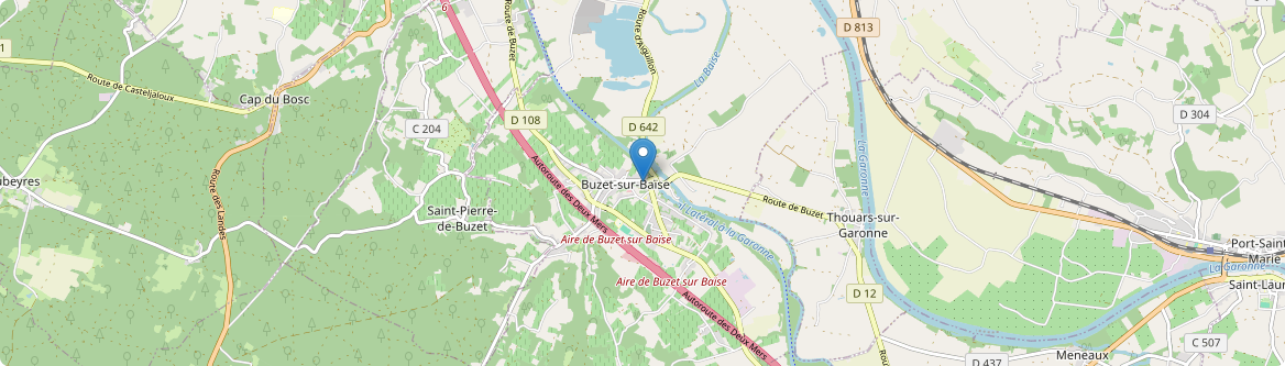 Buzet-sur-Baïse - Carte