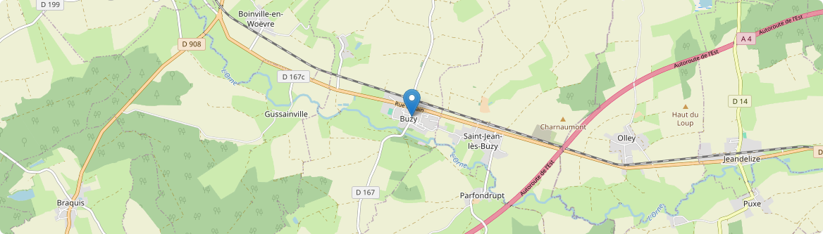 Buzy-Darmont - Carte
