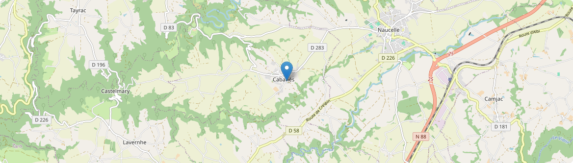 Cabanès - Carte