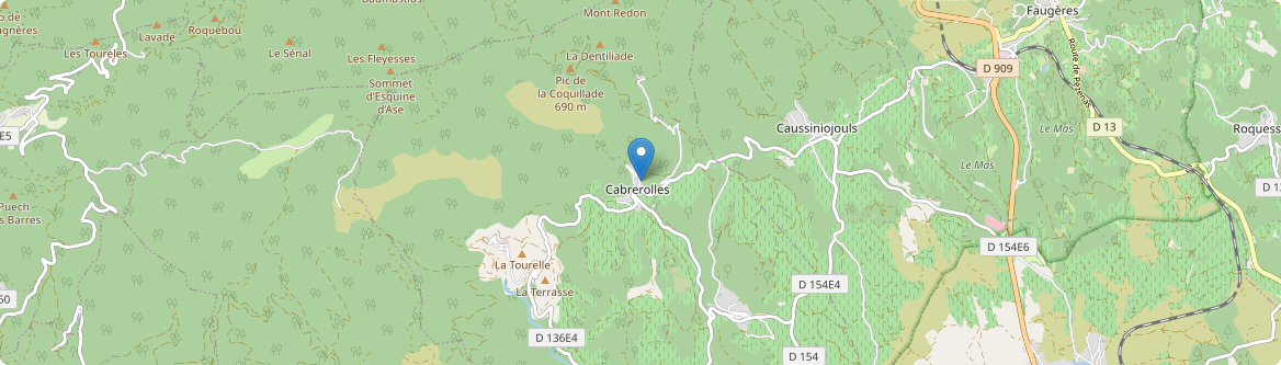 Cabrerolles - Carte