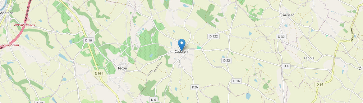 Cadalen - Carte