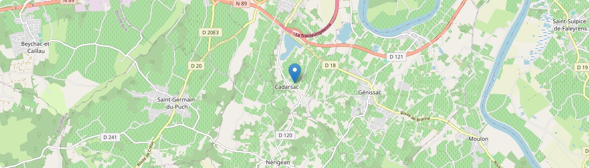 Cadarsac - Carte