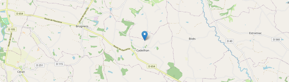 Cadeilhan - Carte