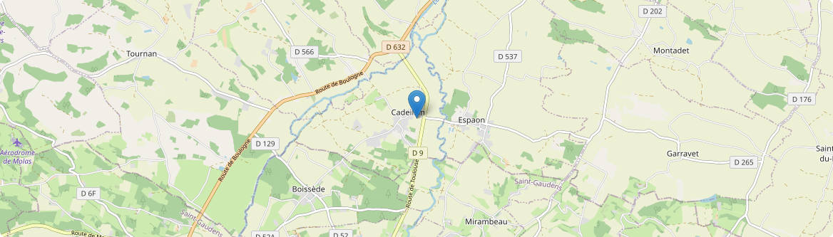 Cadeillan - Carte