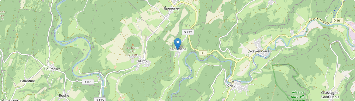 Cademène - Carte