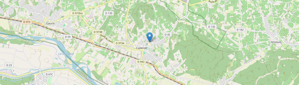 Cadenet - Carte