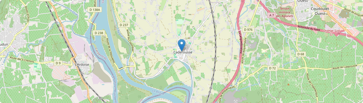 Caderousse - Carte