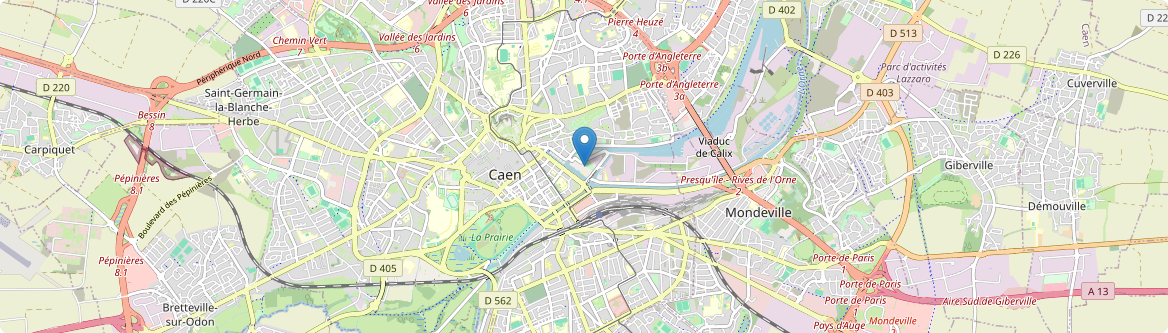 Caen - Carte