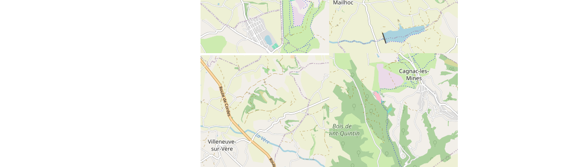 Cagnac-les-Mines - Carte