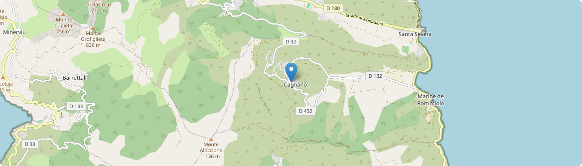 Cagnano - Carte