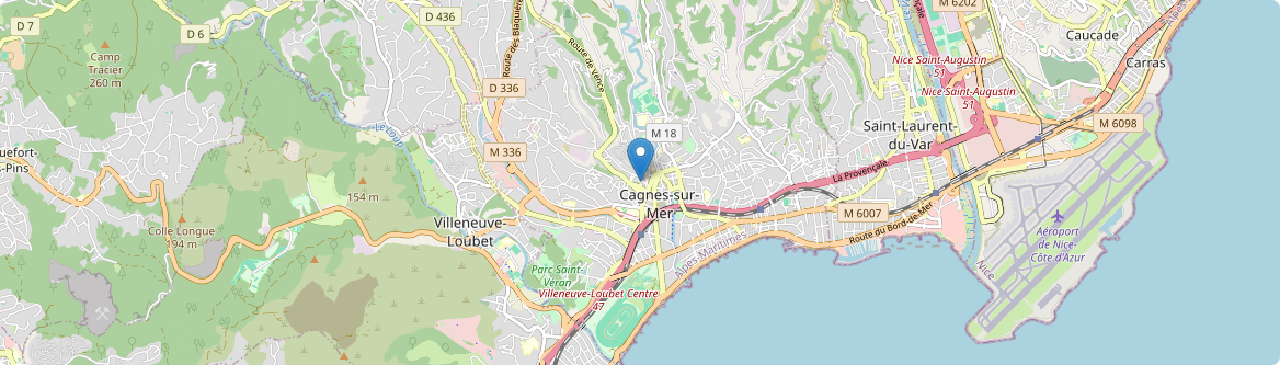 Cagnes-sur-Mer - Carte