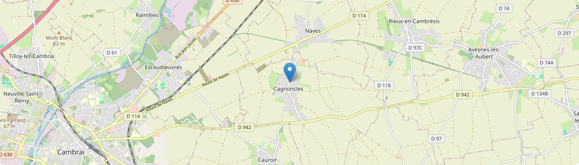 Cagnoncles - Carte