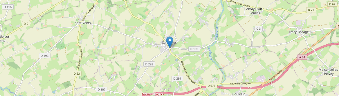 Cahagnes - Carte