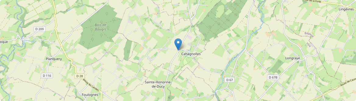 Cahagnolles - Carte