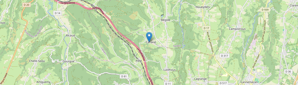 Caharet - Carte