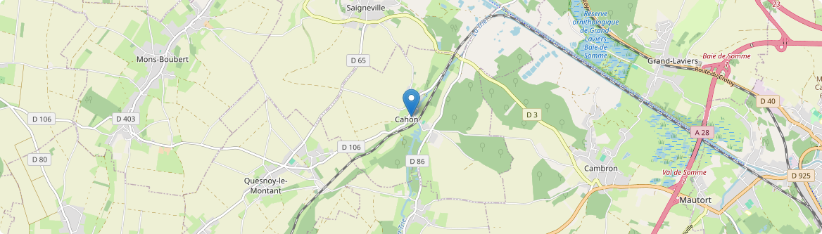Cahon - Carte