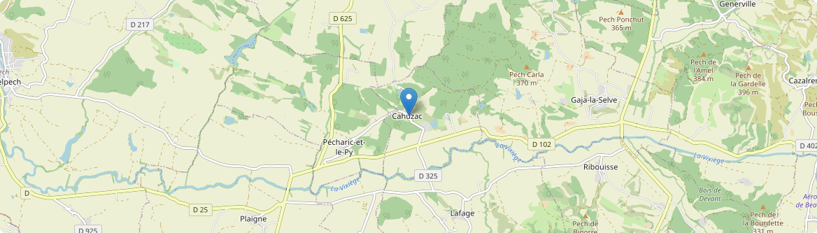 Cahuzac - Carte