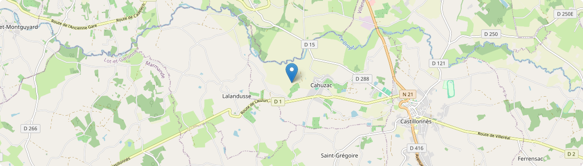 Cahuzac - Carte