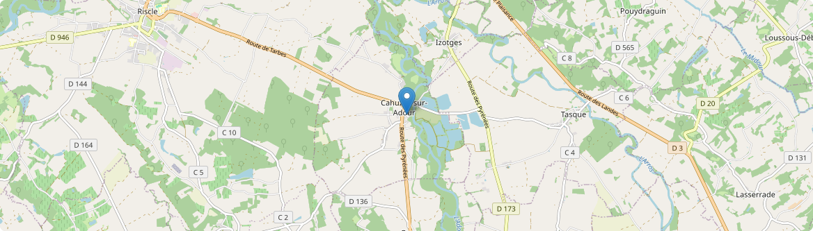 Cahuzac-sur-Adour - Carte