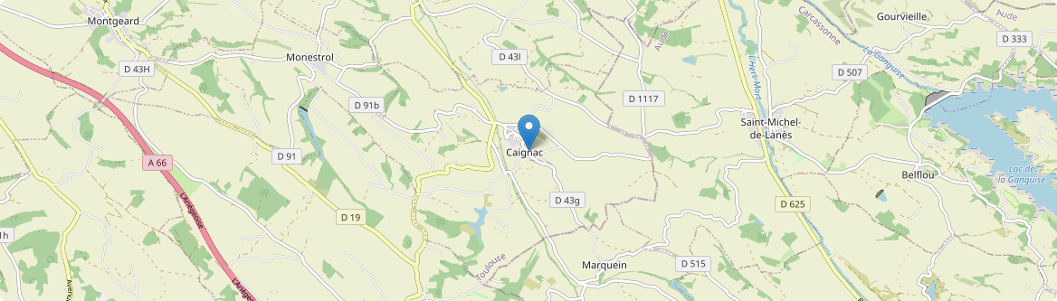 Caignac - Carte
