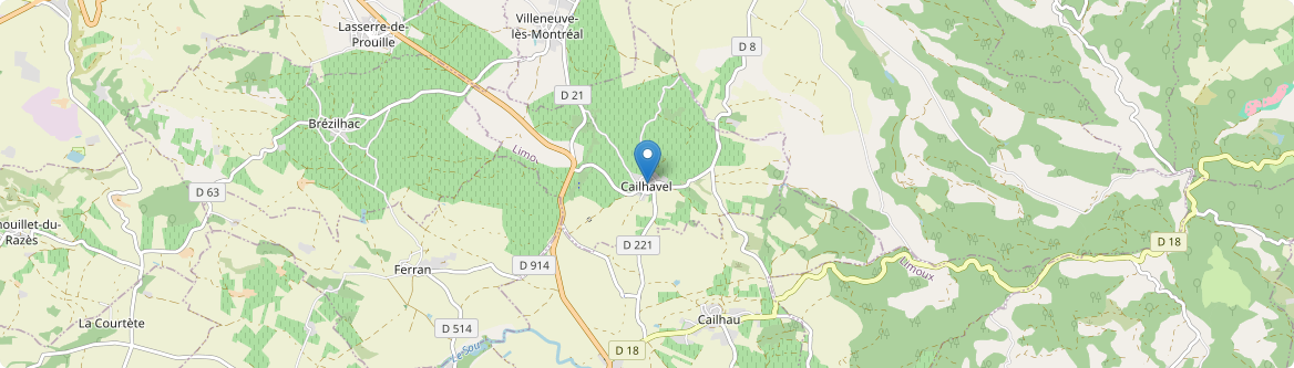 Cailhavel - Carte